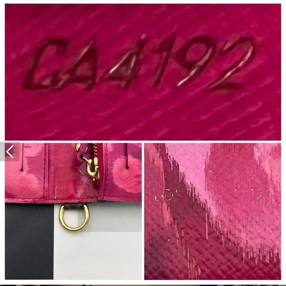 Louis Vuitton Monogram Insolit Wallet Articles De Voyage Floral Pink M60451